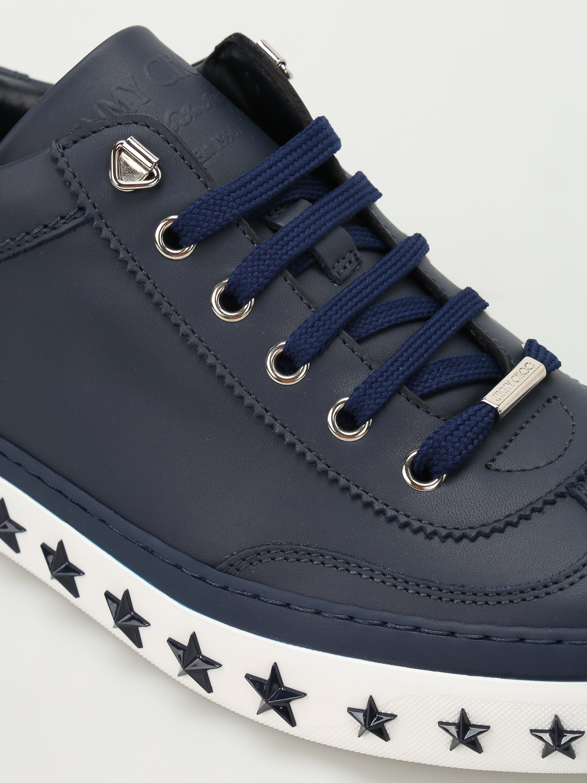 Navy jimmy 2024 choo trainers