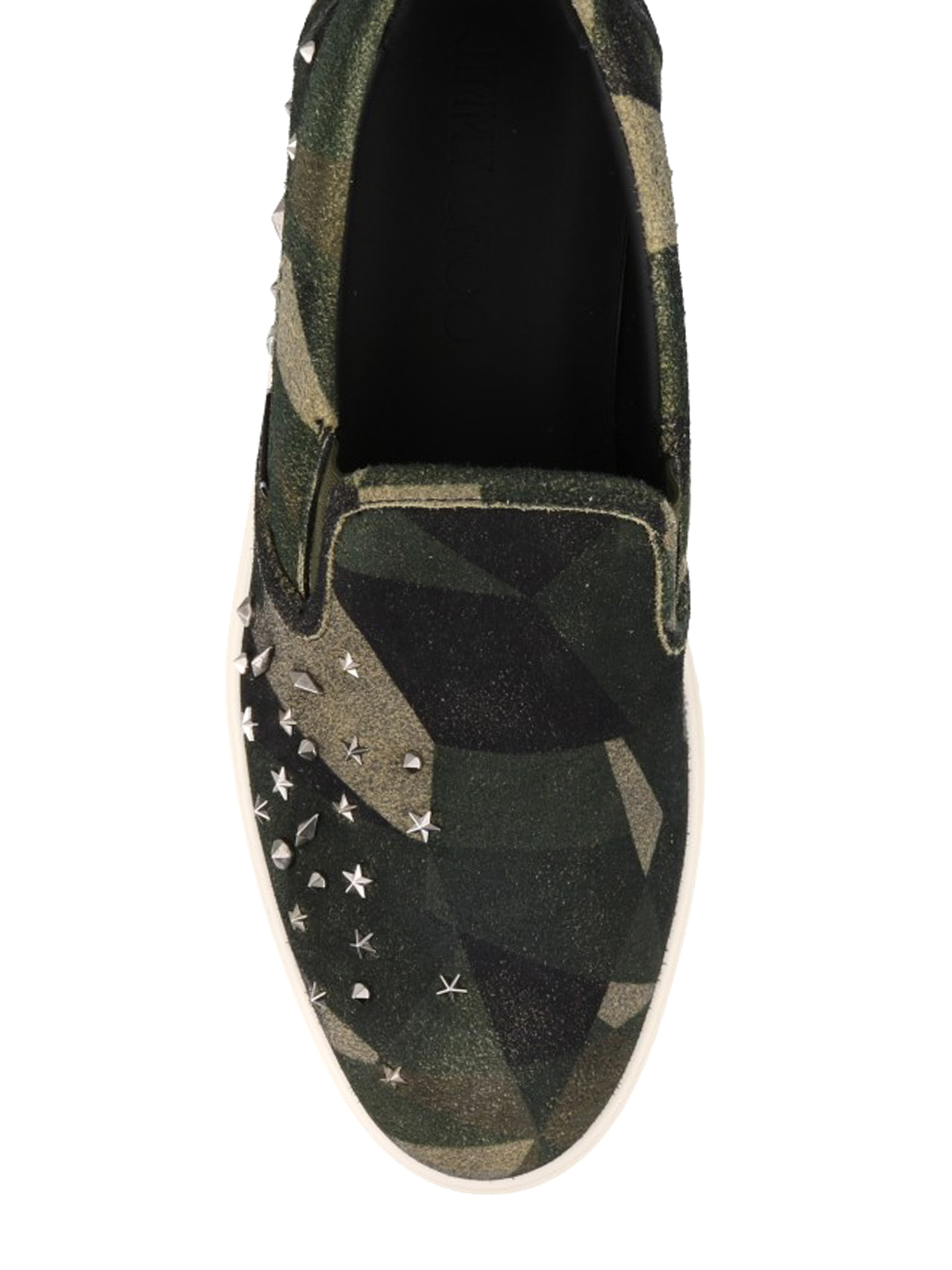 Jimmy Choo Grove Slipon Sneakers Size 43 Camo Made In Italy Jimmy Choo Slip-on Grove in camoscio camouflage  main image 2