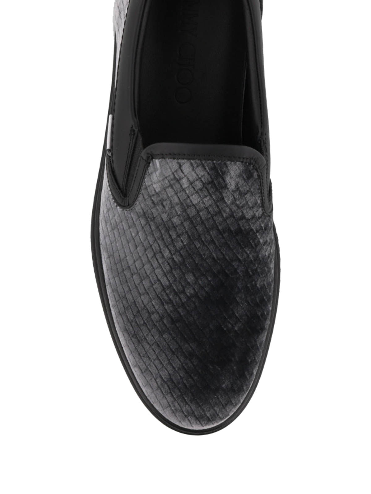 Jimmy Choo Grove slip-ons with star detail - Men|GROVEWEVDUSTGREY