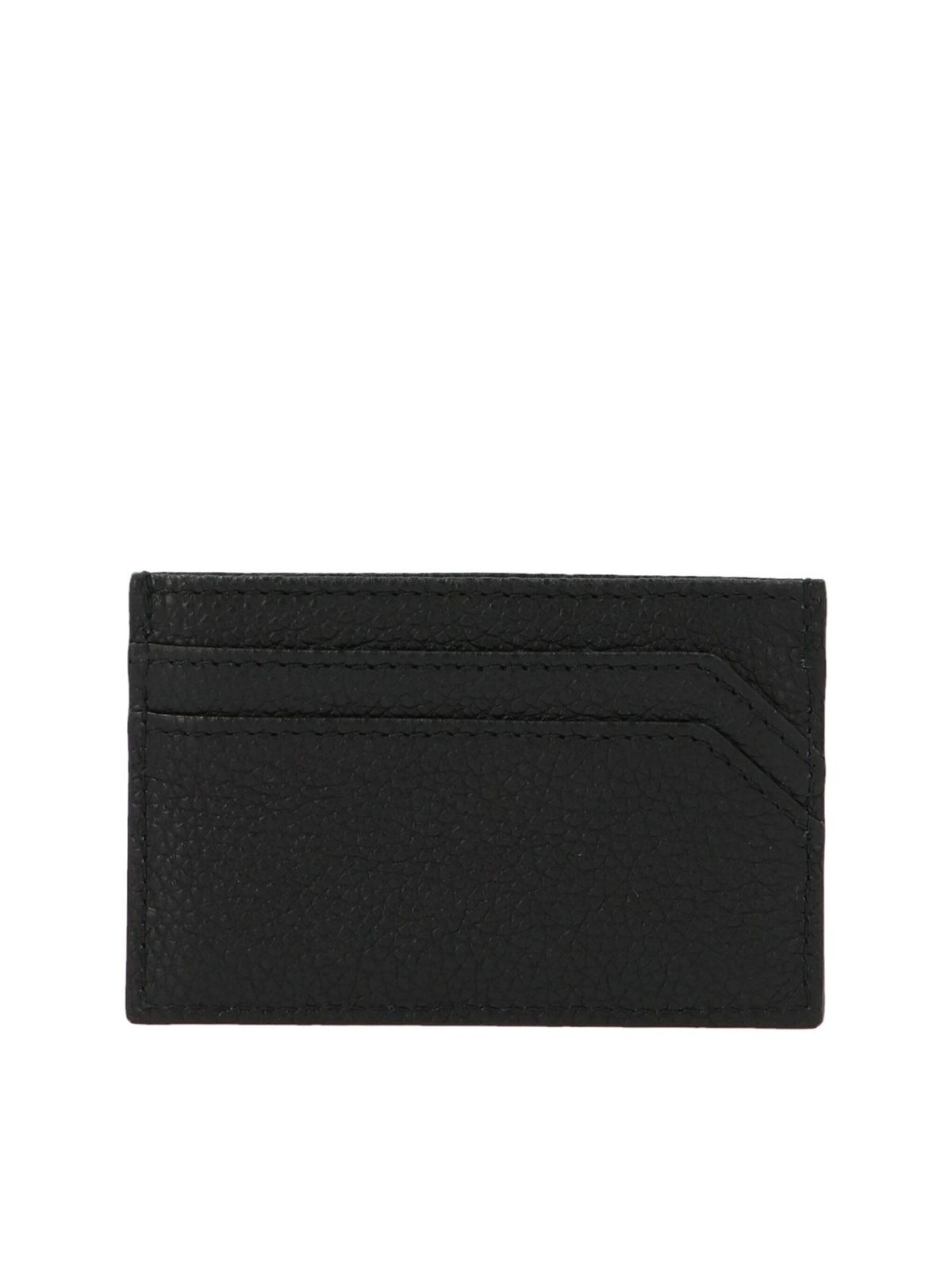 Shop Jimmy Choo Star Mini Card Holder In Black