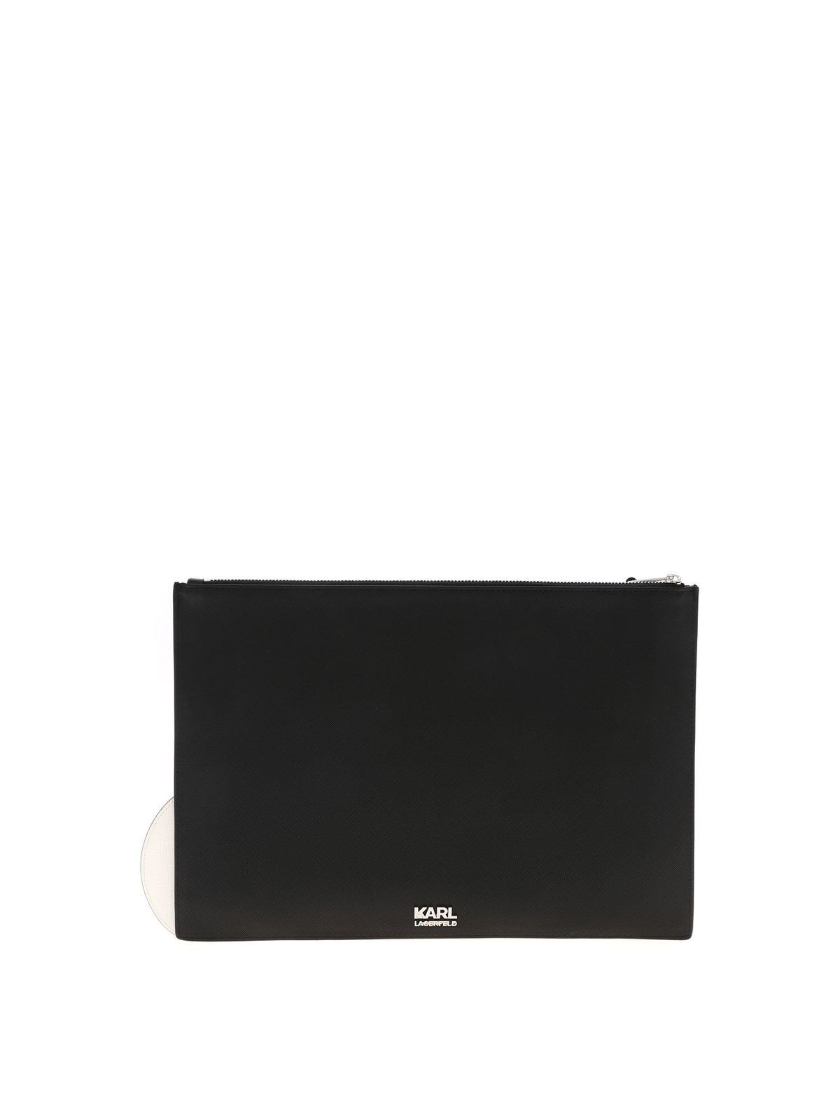 Clutches Karl Lagerfeld - K/Ikonic clutch bag in black - 201W3208BLACK