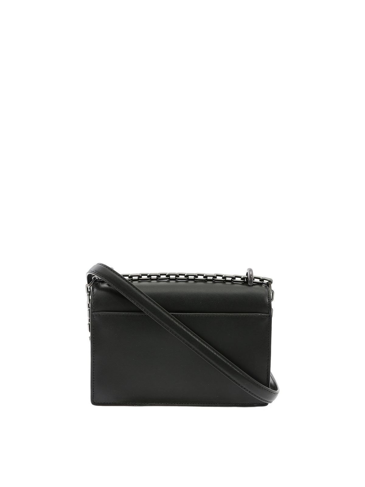 Karl Lagerfeld Small K/Signature Shoulder Bag - Grey