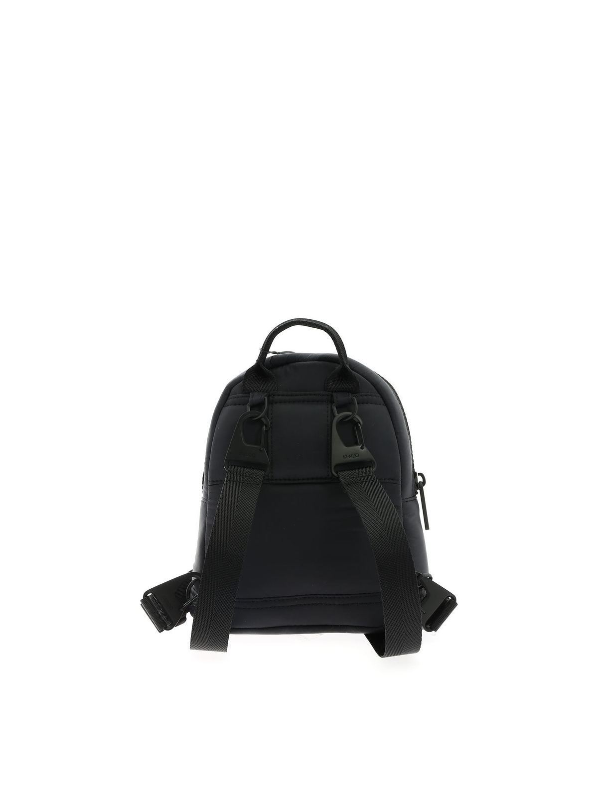 【新品未使用】Kenzo　Mini Ruck sack Kenzo Paris Mini Backpack Bag blue/silver hardware Pre-owned
