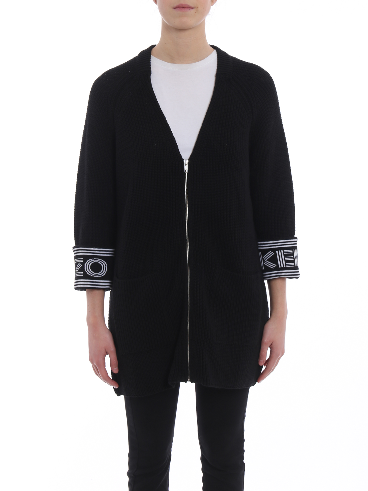 Kenzo sport outlet long cardigan