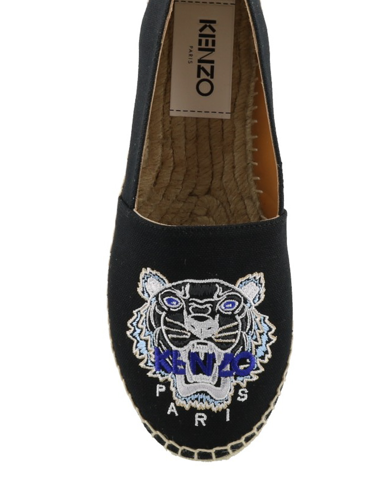 kenzo tiger espadrilles black