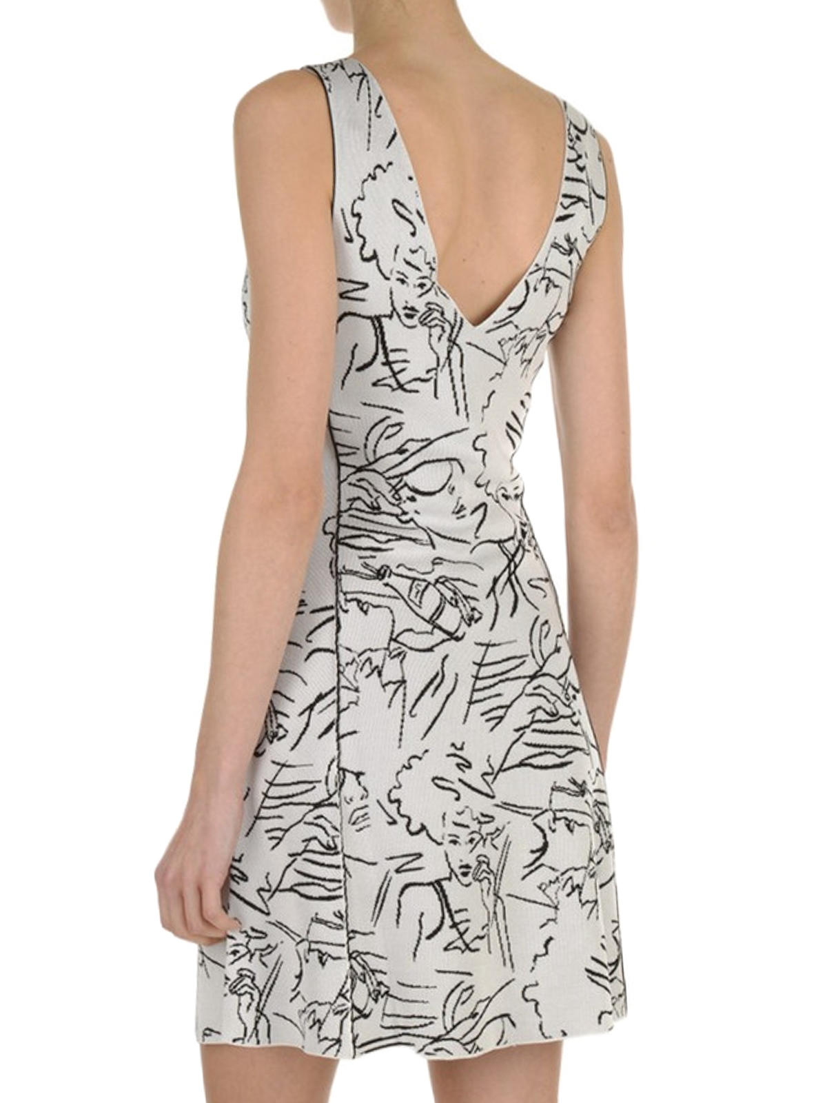 kenzo skater dress Kenzo Green Jacquard Leopard Print Skater Dress