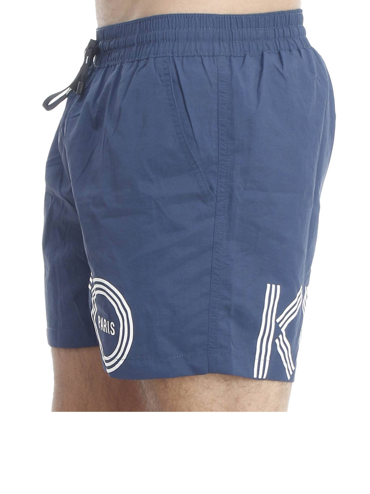 antiguo Prominente válvula Bañadores y boxer de baño Kenzo - Logo printed swimming shorts - L7O0029