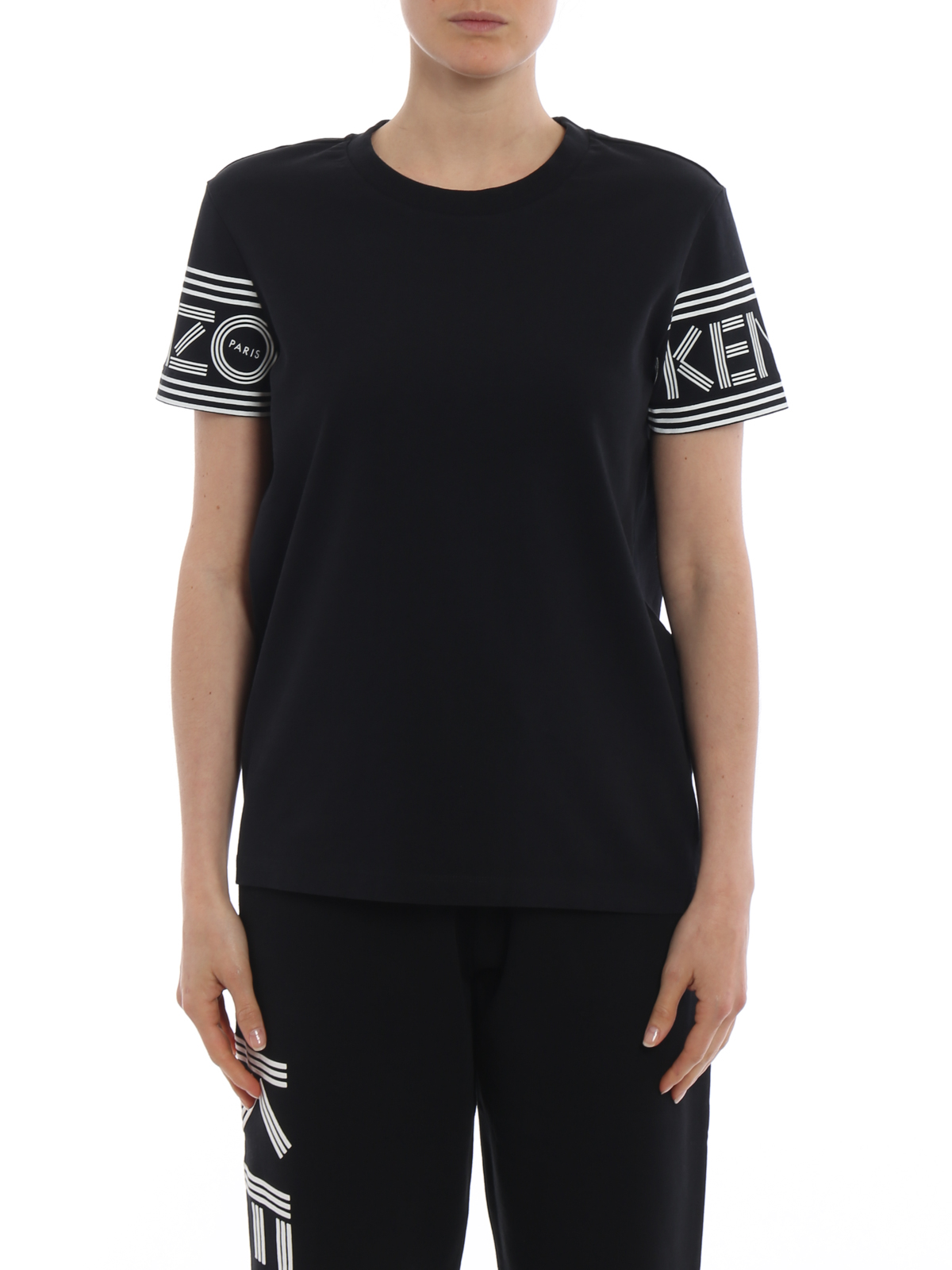 Tシャツ・カットソー KENZO FW24 JERSEY WITH LOGO (FE62PU475_3LG01) Tシャツ・カットソー KENZO FW24 LOGO WITH JERSEY (FE62PU475_3LG01)