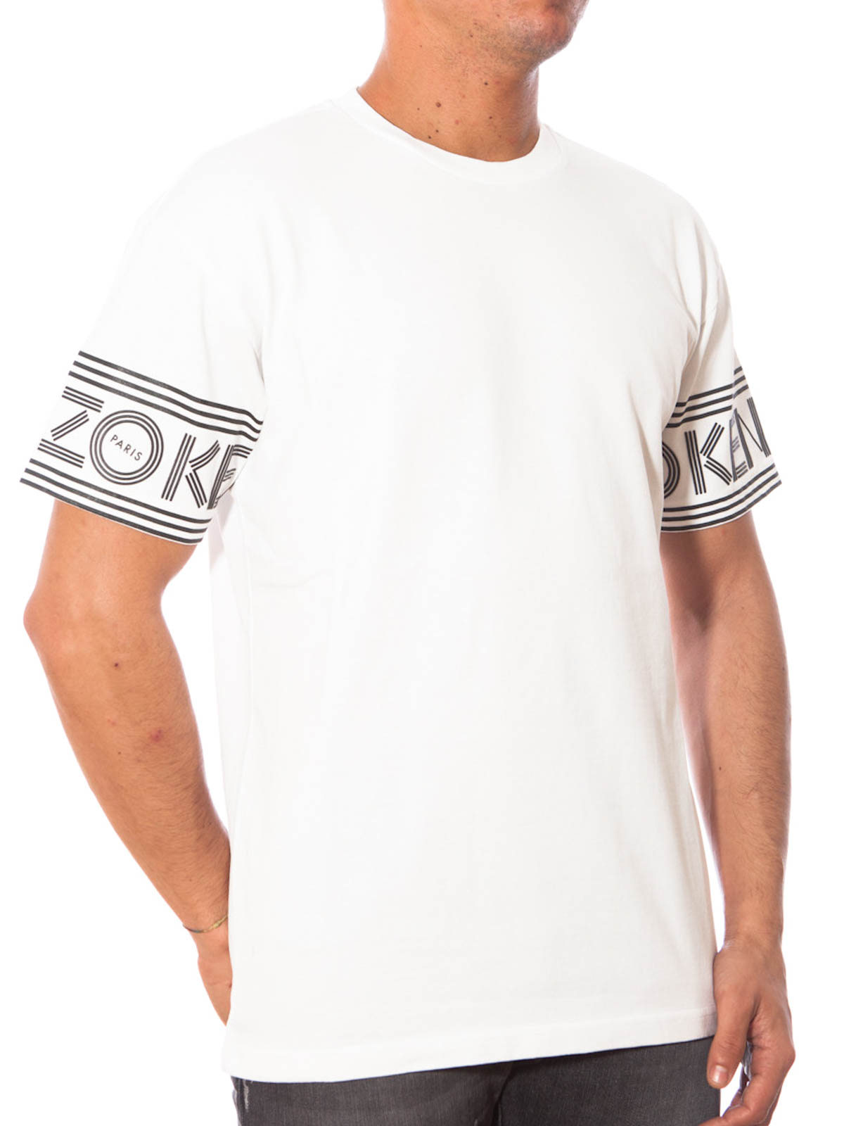 Kenzo arm logo t hot sale shirt