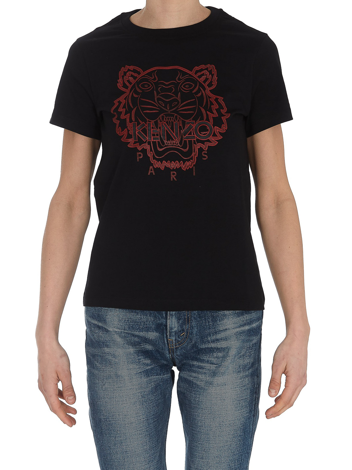 Kenzo Tシャツ - Tiger - ブラック|FB52TS8464SE99 | THEBS