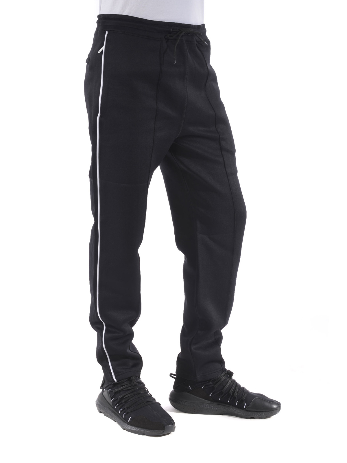 Moncler Grenoble Techno Fabric Track Pants In Black | ModeSens