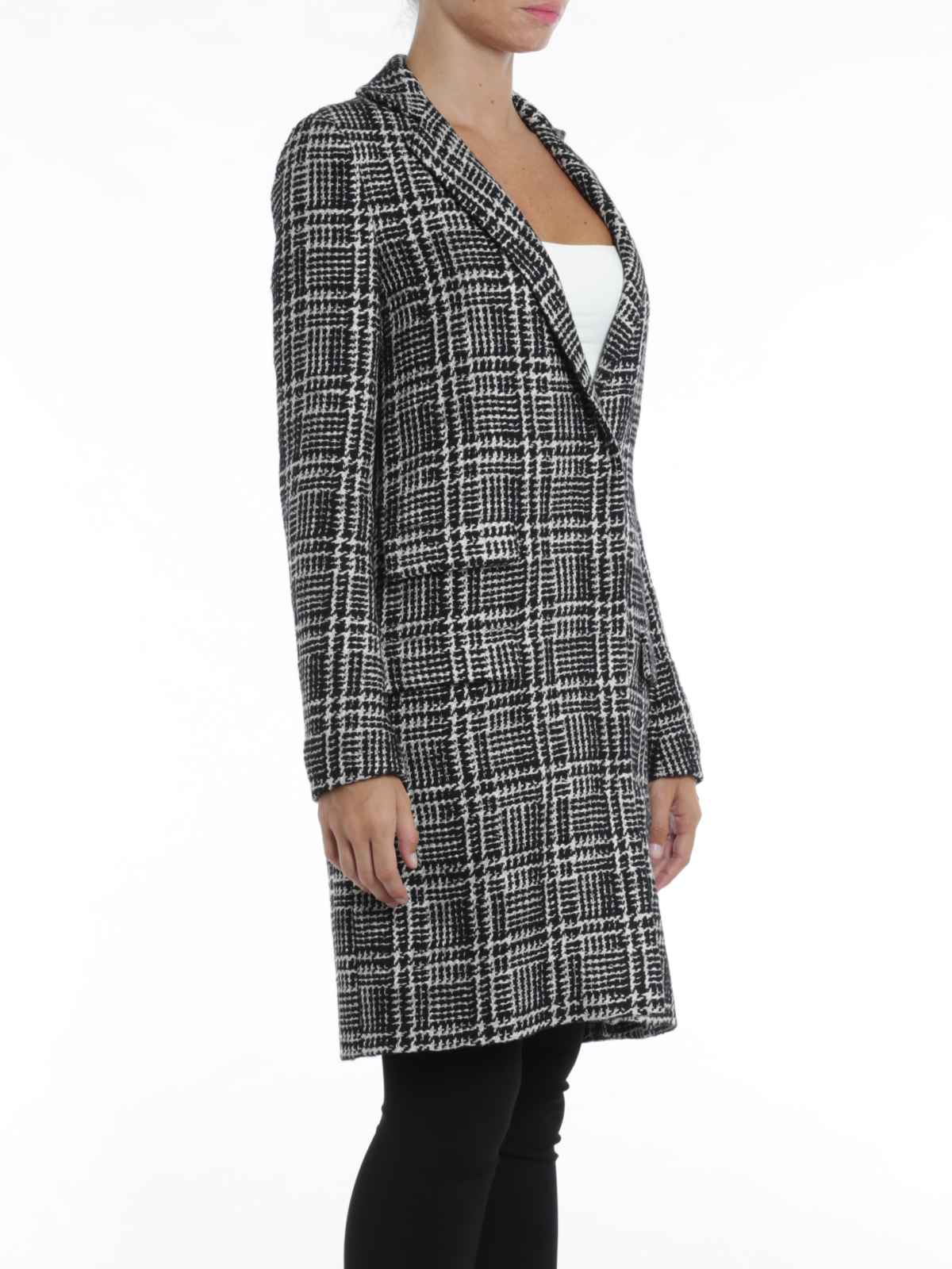 knee length tweed coat