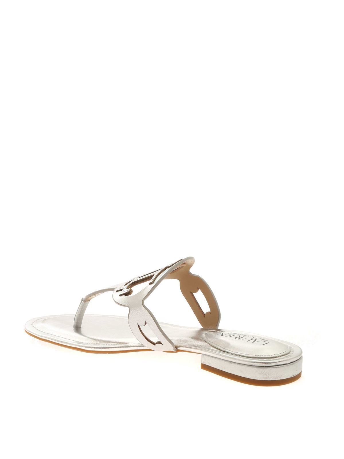 Ralph lauren clearance silver sandals