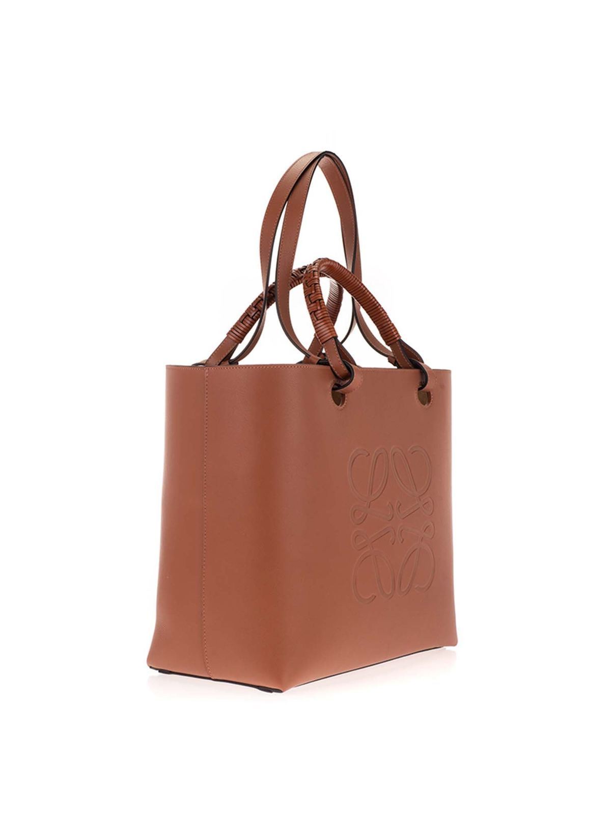 Totes bags Loewe - Anagram Tote Bag in brown - A657T23X022530