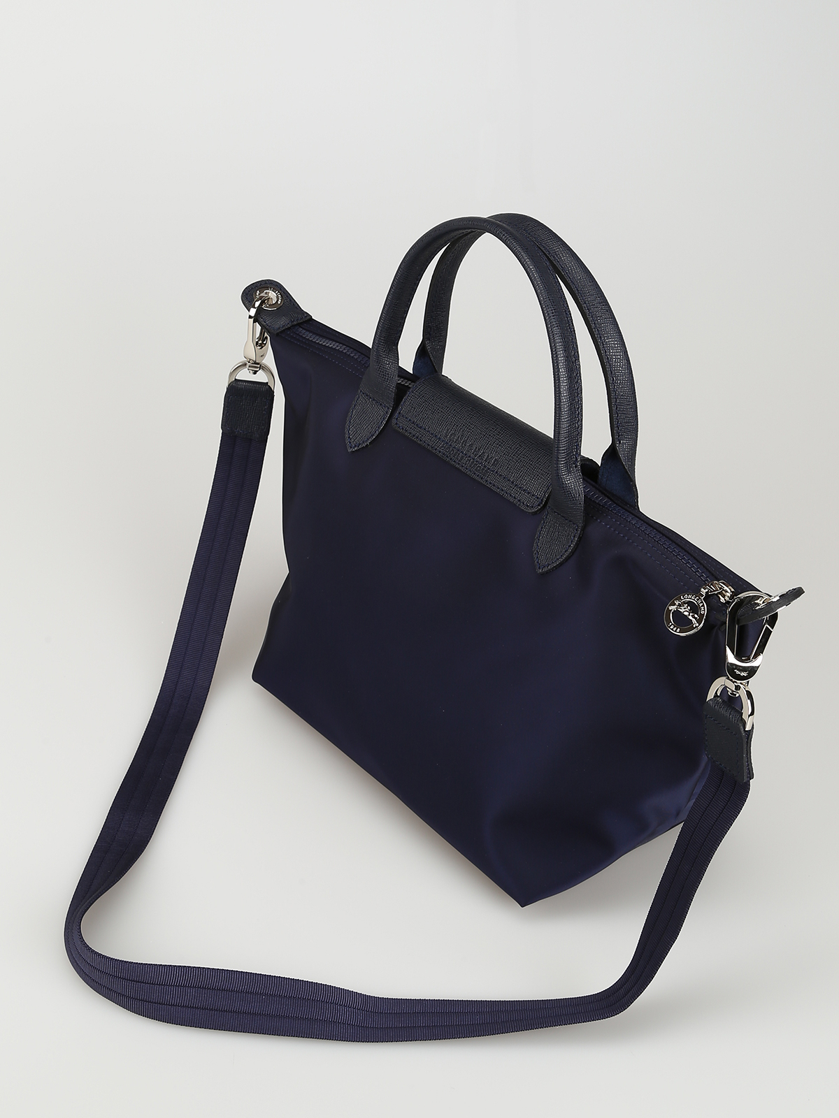 Longchamp+Le+Pliage+Neo+Bucket+Nylon+Bag+Blue for sale online