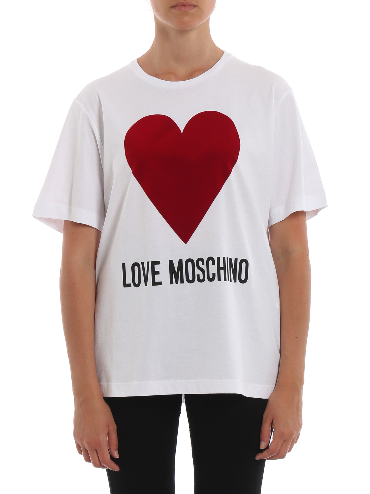 Tシャツ Love Moschino - Tシャツ - オーヴァー - W4F8721M3517A00
