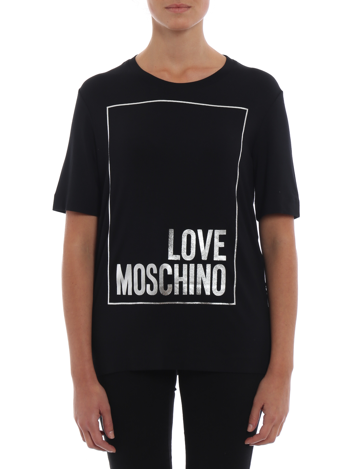 Tシャツ Love Moschino - Tシャツ - 黒 - W4F1564E1938C74