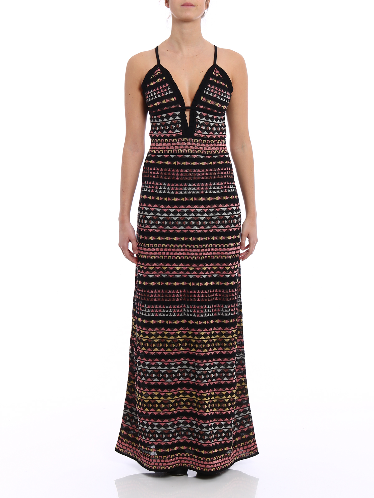 M missoni discount pleated maxi dress