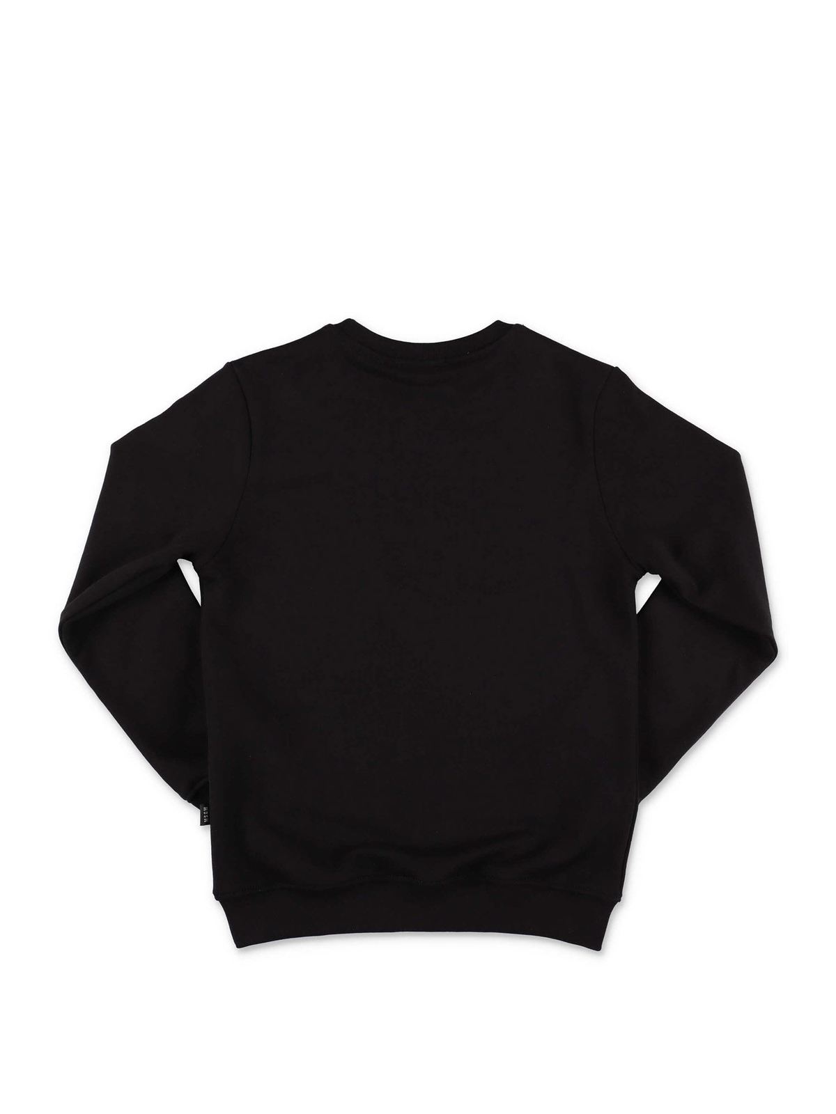 Kids Felpa logo nera Nero Bambino MS026818110