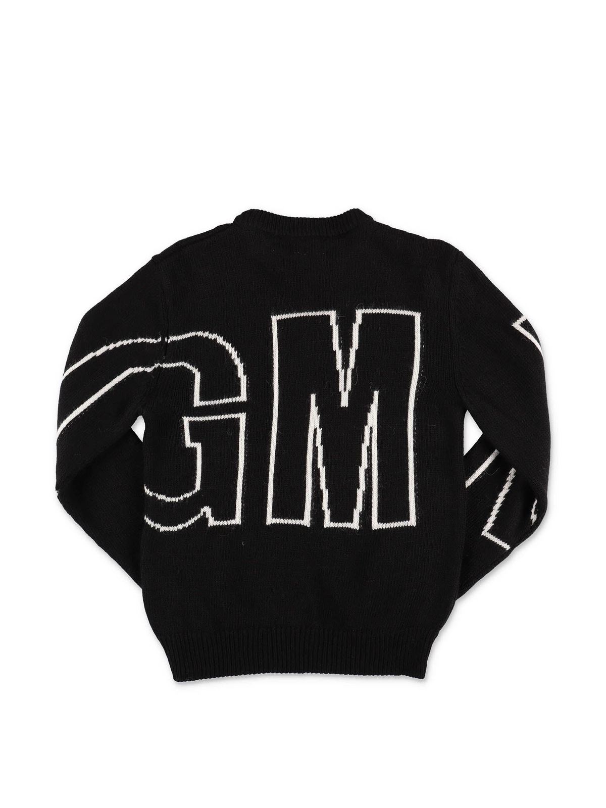 Msgm kids msgm 服 M S G M Kids ニット - 黒 - ブラック 025303110 THEBS