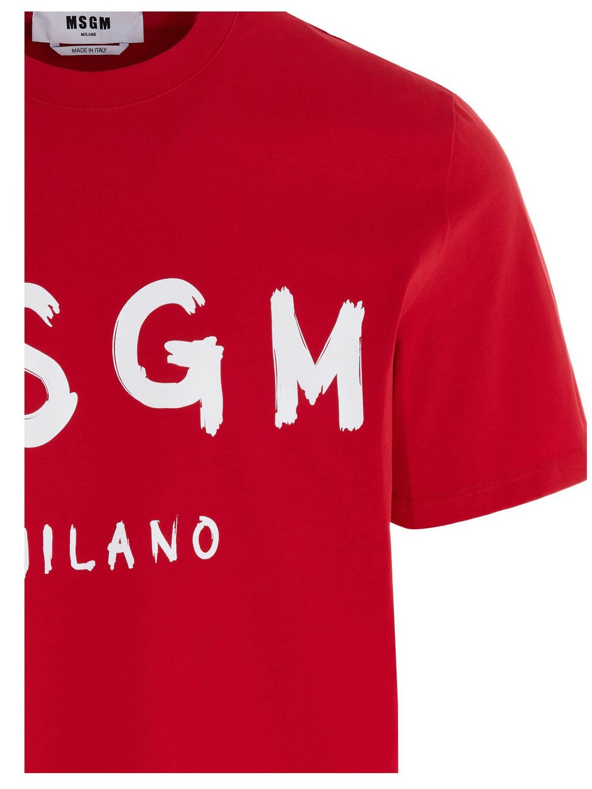 MSGM エムエスジーエム フォトTシャツ レッド M 2740MM165 商品の説明 