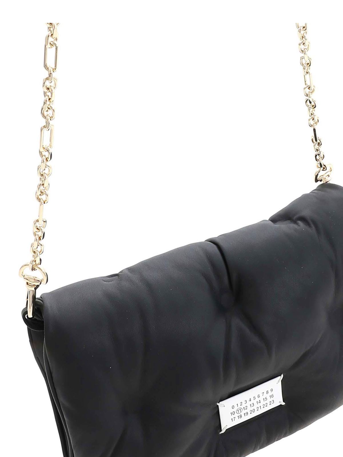 Maison Margiela: Black Small Glam Slam Tote