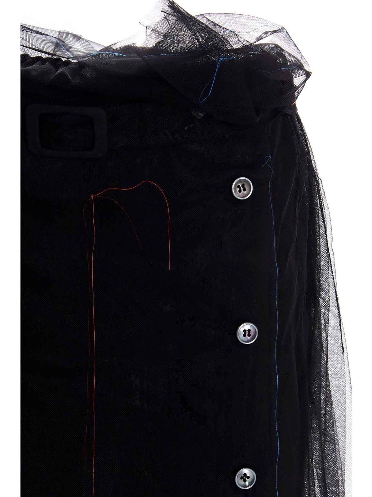 Maison Margielaスカート Maison Margiela スカート - 黒|S29MA0494S42588900 | THEBS