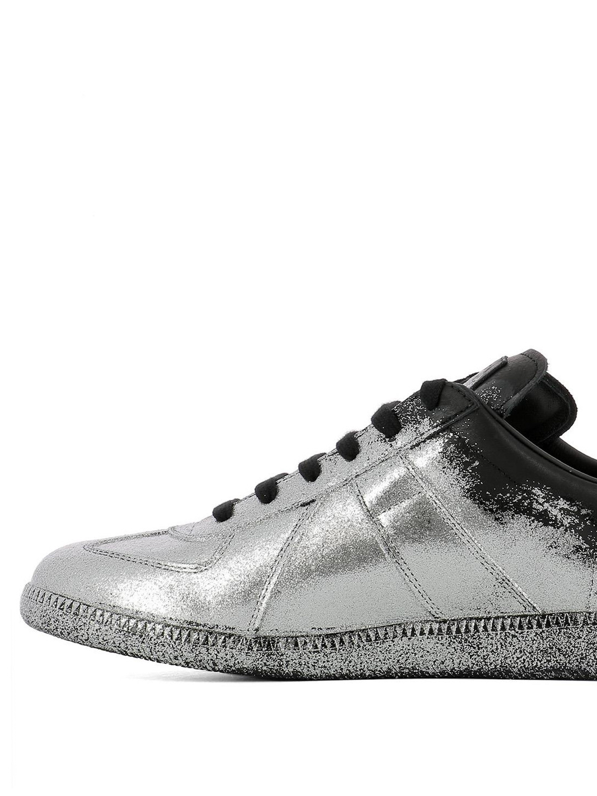 Trainers Maison Margiela - Replica glitter leather sneakers ...