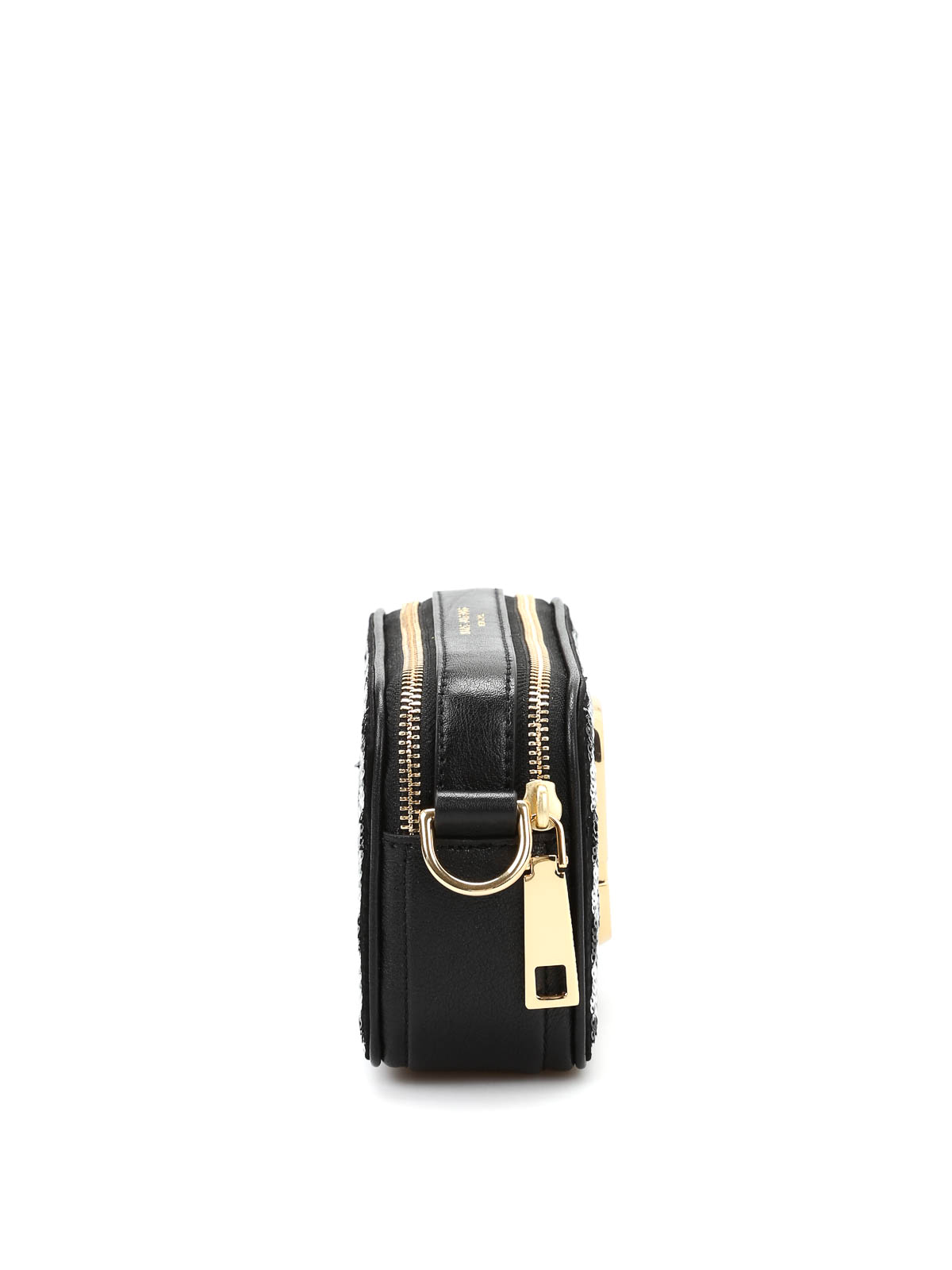 The J Marc Mini Sequined Shoulder Bag in Black - Marc Jacobs