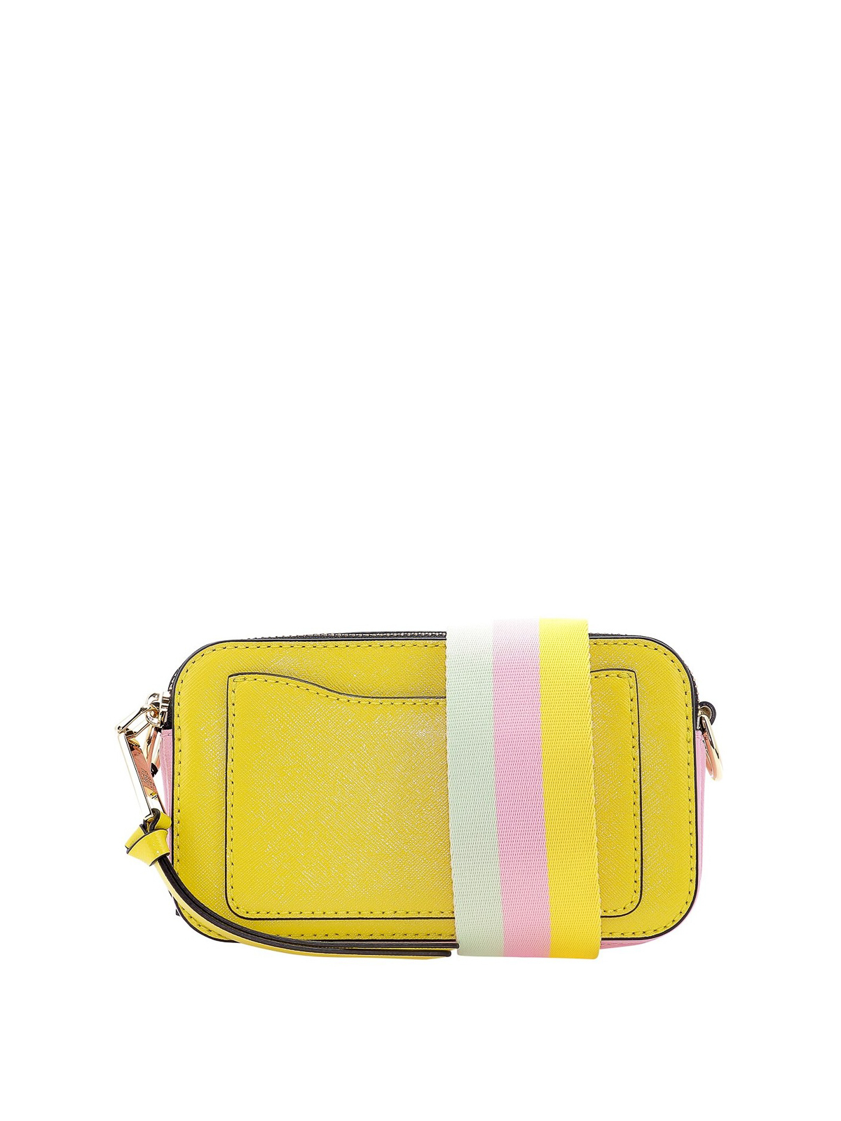 Marc Jacobs Yellow And Pink Small Snapshot Bag