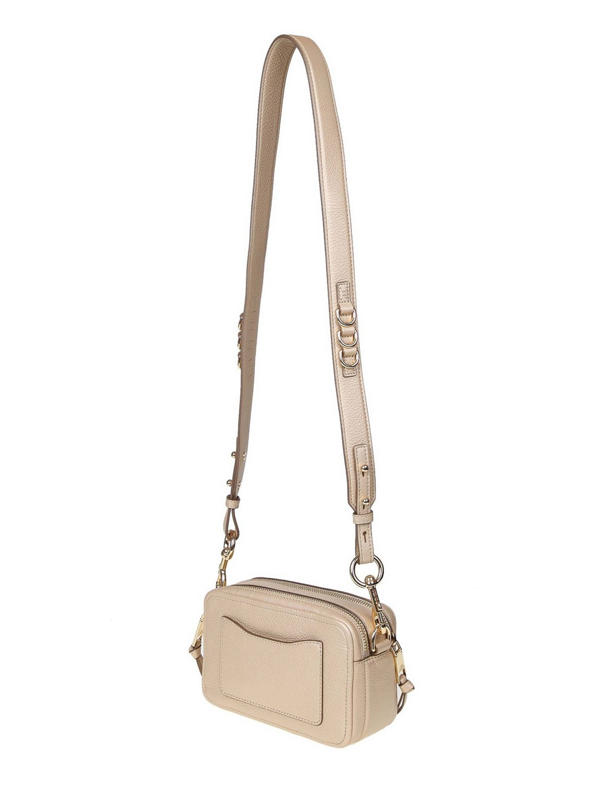 MARC JACOBS Softshot Pearlized Leather Crossbody