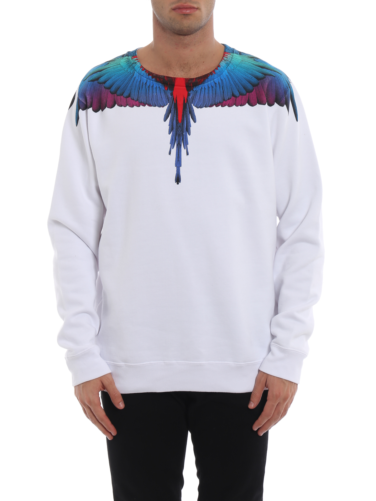 Sweatshirts & Sweaters Burlon - White and multicolour Wings sweatshirt -