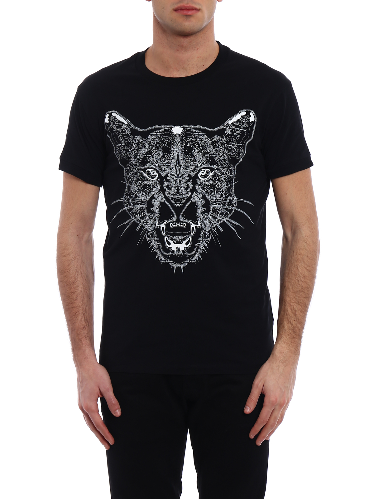 Tシャツ・カットソー Marcelo Burlon SHIRT WITH CHECK PRINT Marcelo Burlon County Of Milan Puma print cotton T-shirt