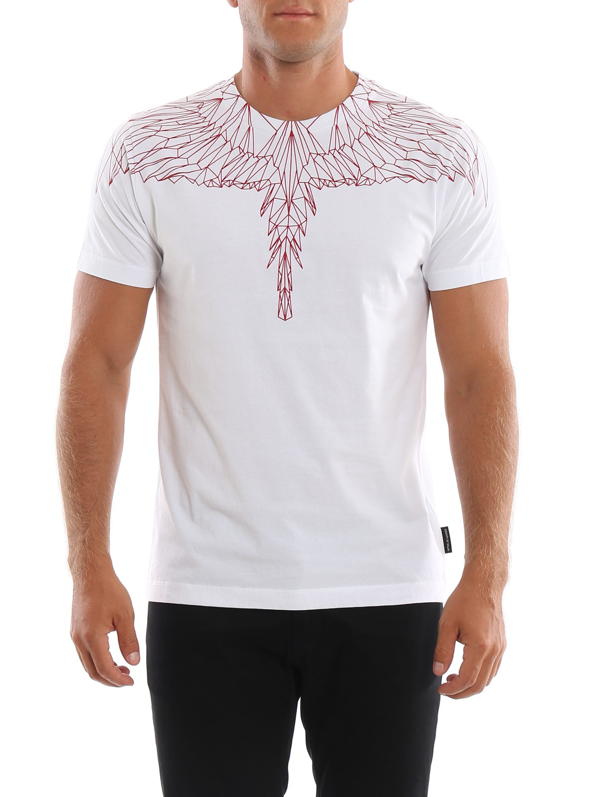 T-shirts Marcelo Burlon - Red Wings white T-shirt - CMAA018R20JER0040125
