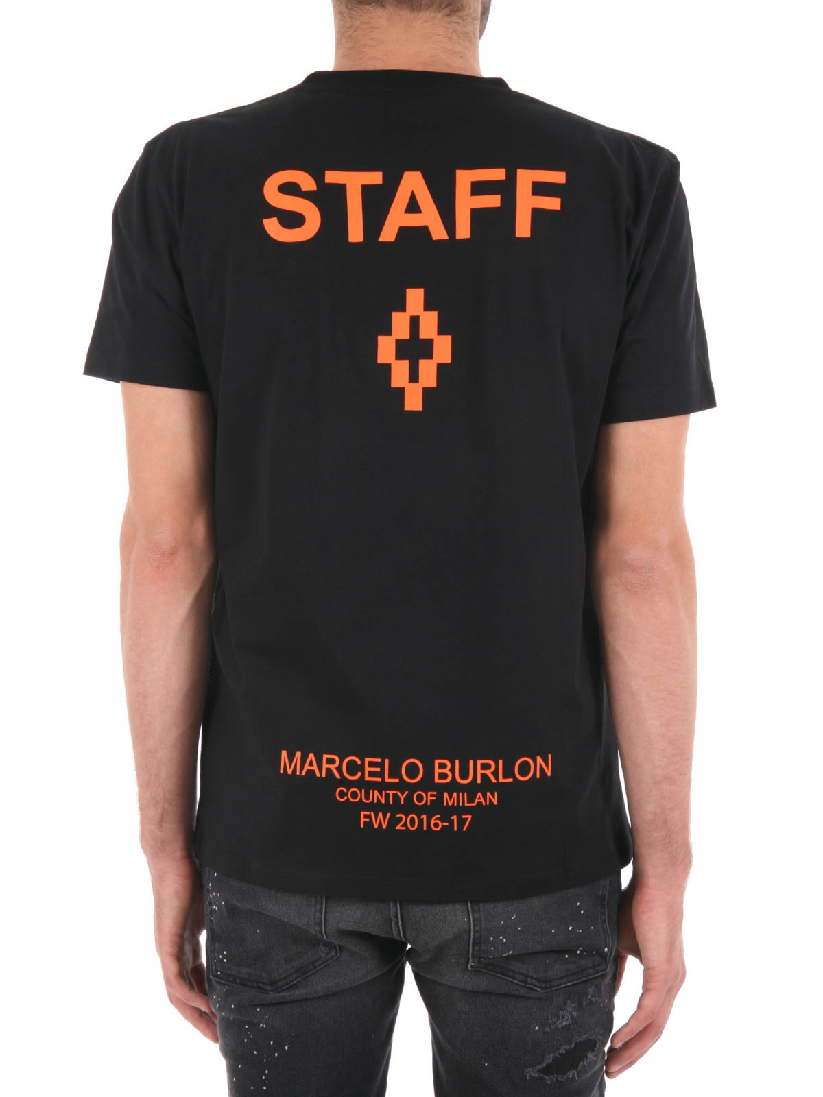 Marcelo Burlon - Staff Tee T-shirt with logo print - CMAA018F160011951018