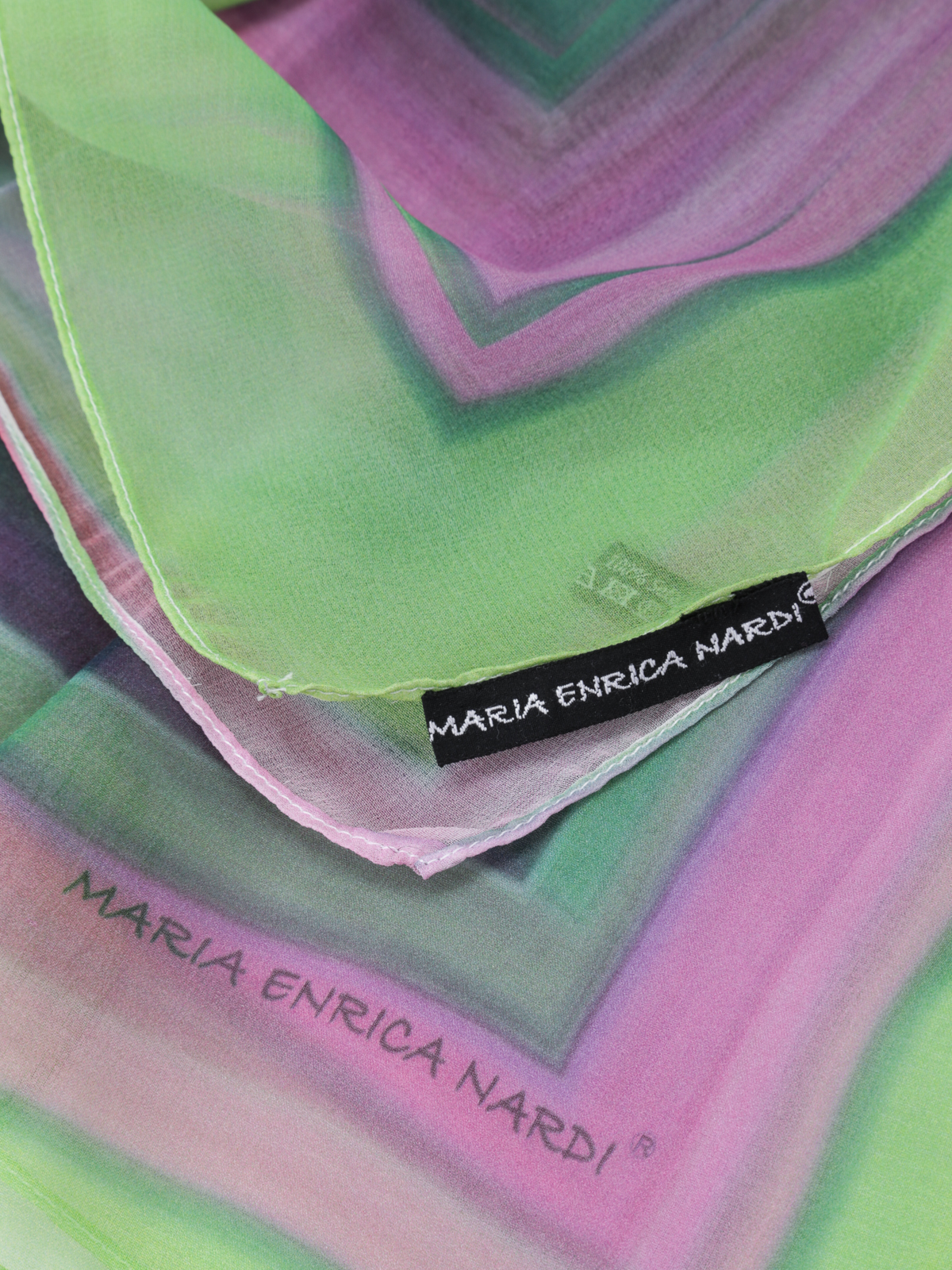 Shop Maria Enrica Nardi Penelope Silk Scarf In Multicolour
