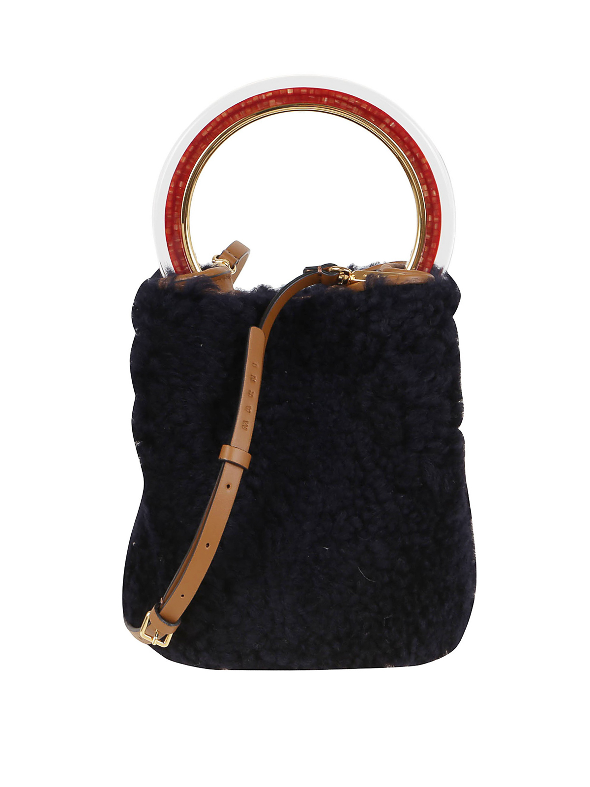 Marni discount shearling bag