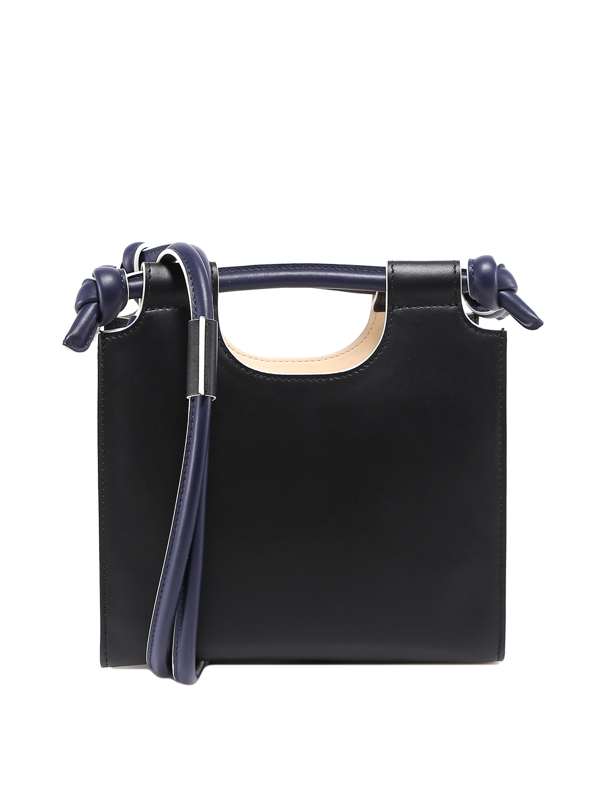 Marni Navy & Black Mini Crossbody Bag