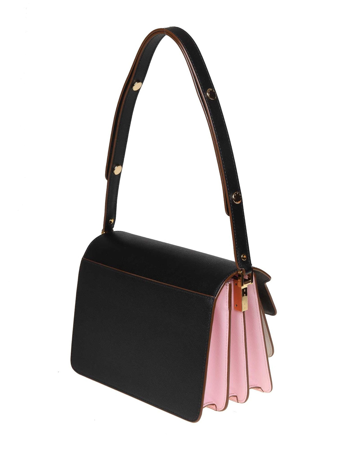 Marni Women's Medium Saffiano Leather Trunk Bag