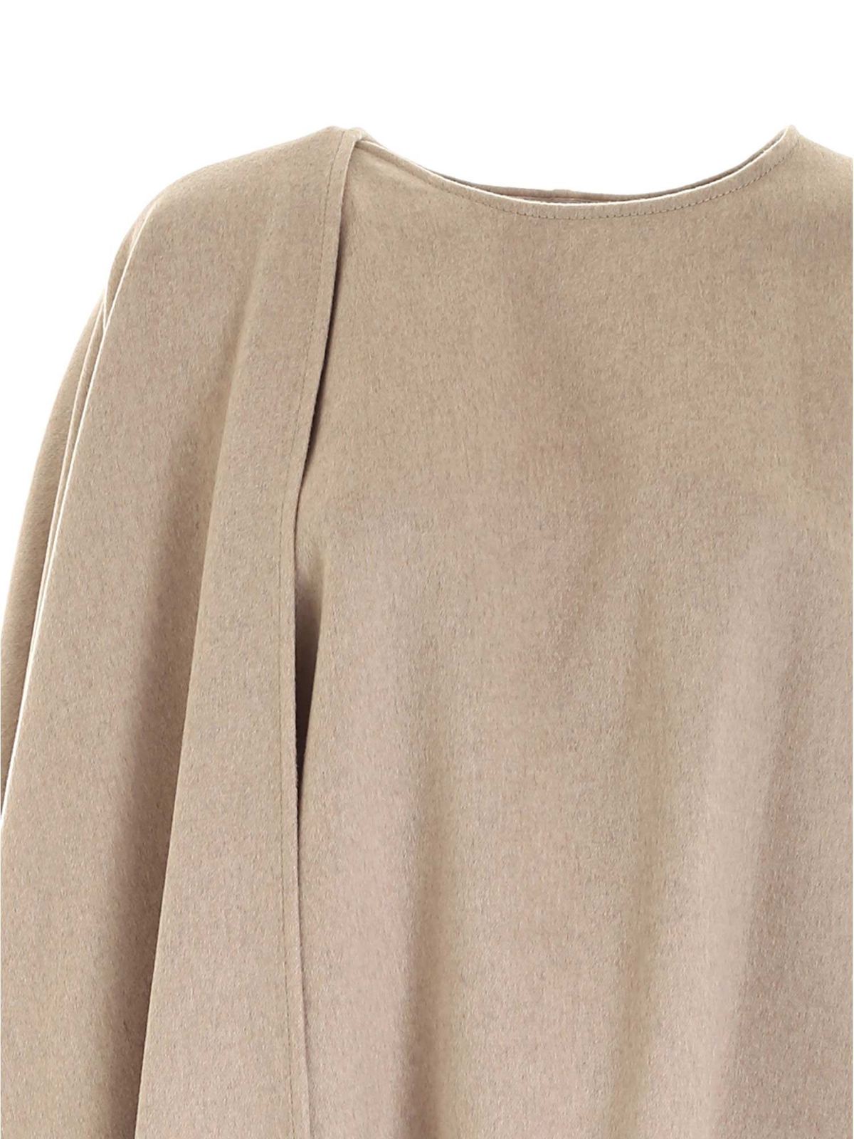 Max Mara ケープ/ポンチョ - ベージュ | 47360507000001 Max Mara ケープ/ポンチョ - ベージュ | 47360507000001
