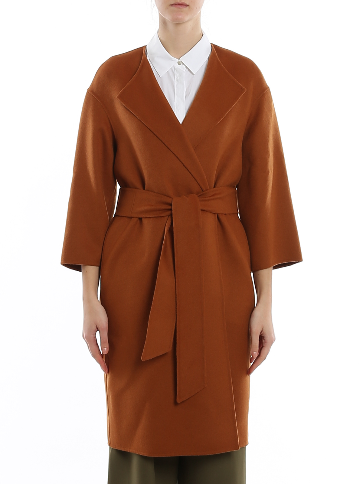 Knee Length Coats Max Mara Etna Coat Thebs Com