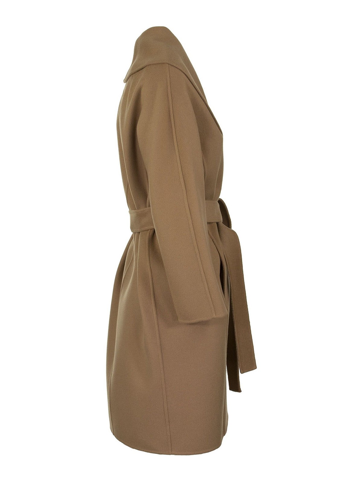 【関税込み】Max Mara ブラウン Messi コート マックスマーラ S Max Mara ローブコート MESSI 大きいサイズ