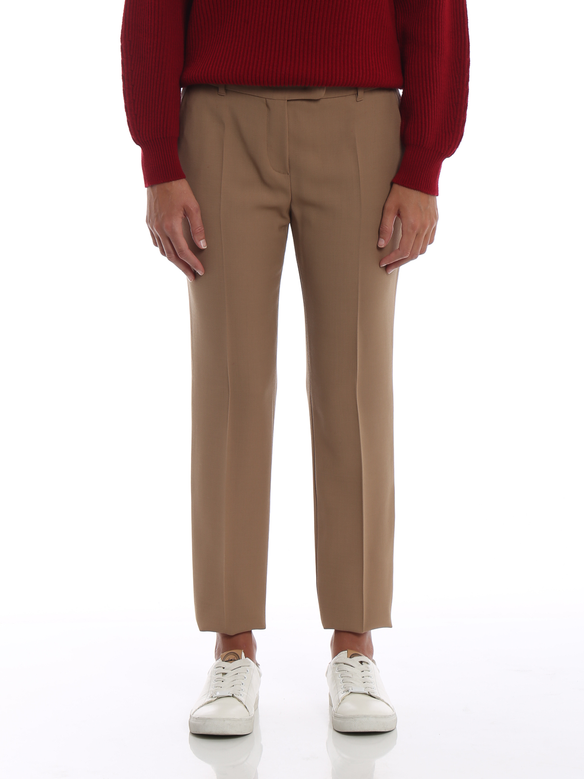 Wool sale cigarette trousers