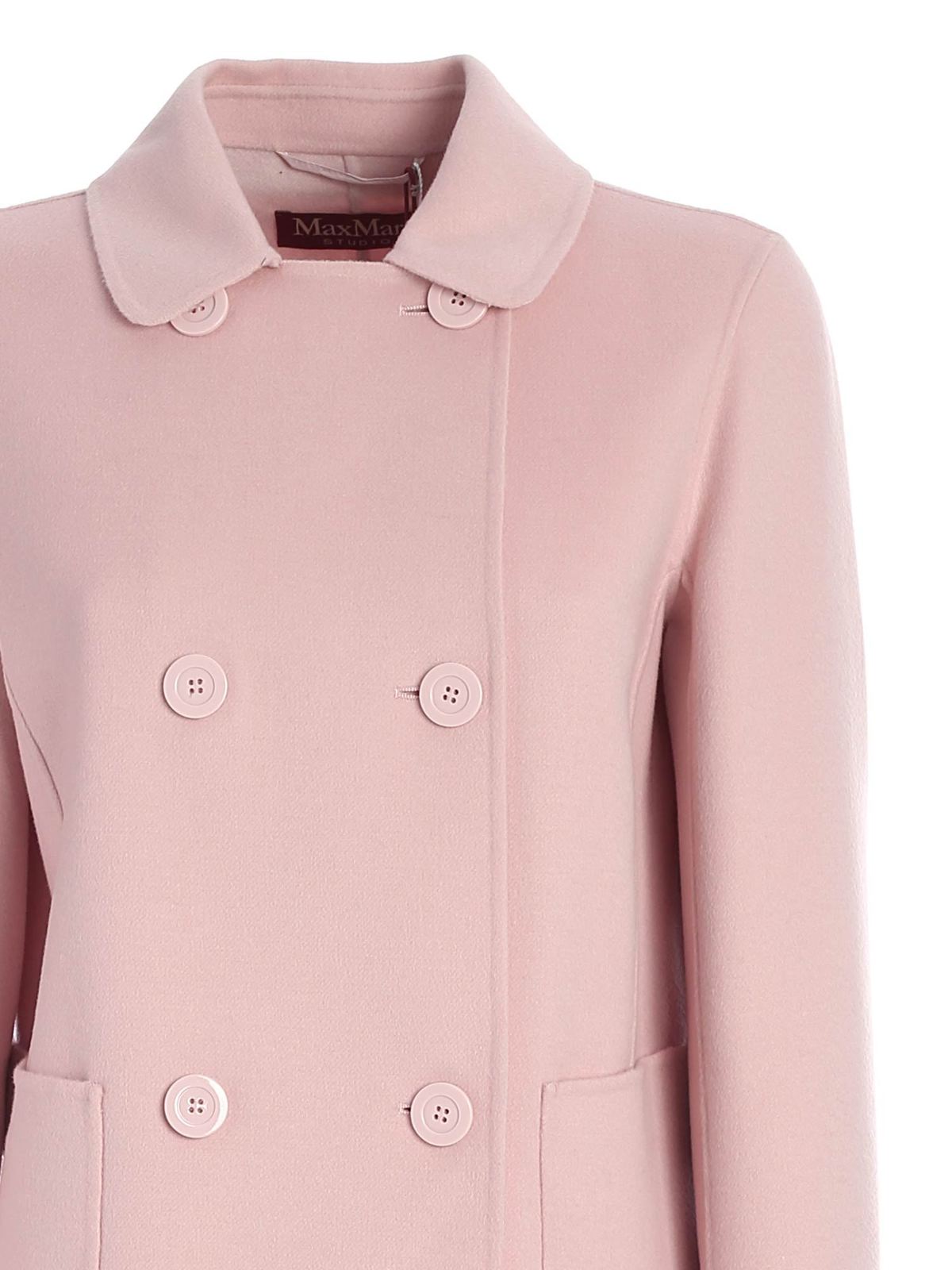 Pink on sale short coat