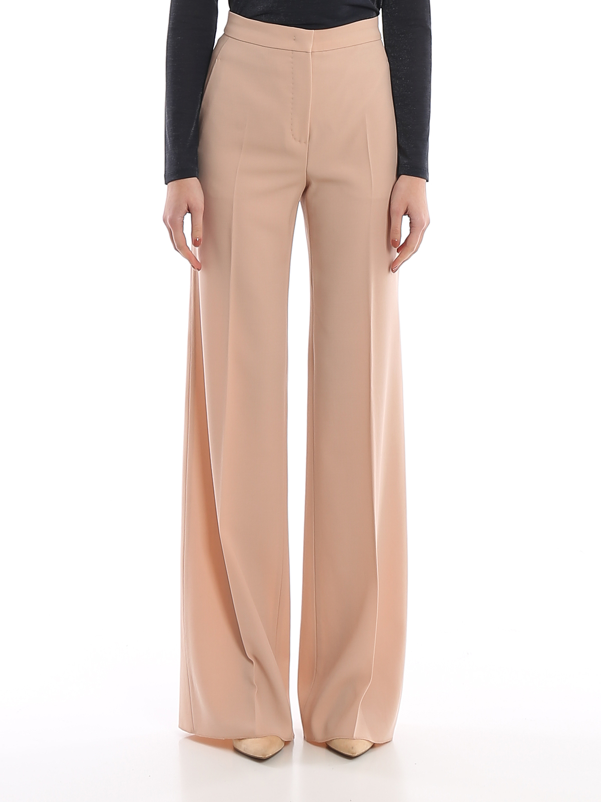 Max Mara Studio Jerta women's trousers in technical fabric Black | Buy  online at the best price on caposerio.com