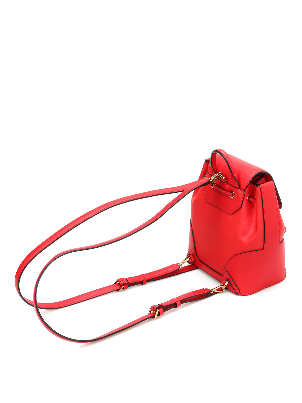 Mcm Claudia Studs studded backpack - Red - Women|MWK6ACA05RU001