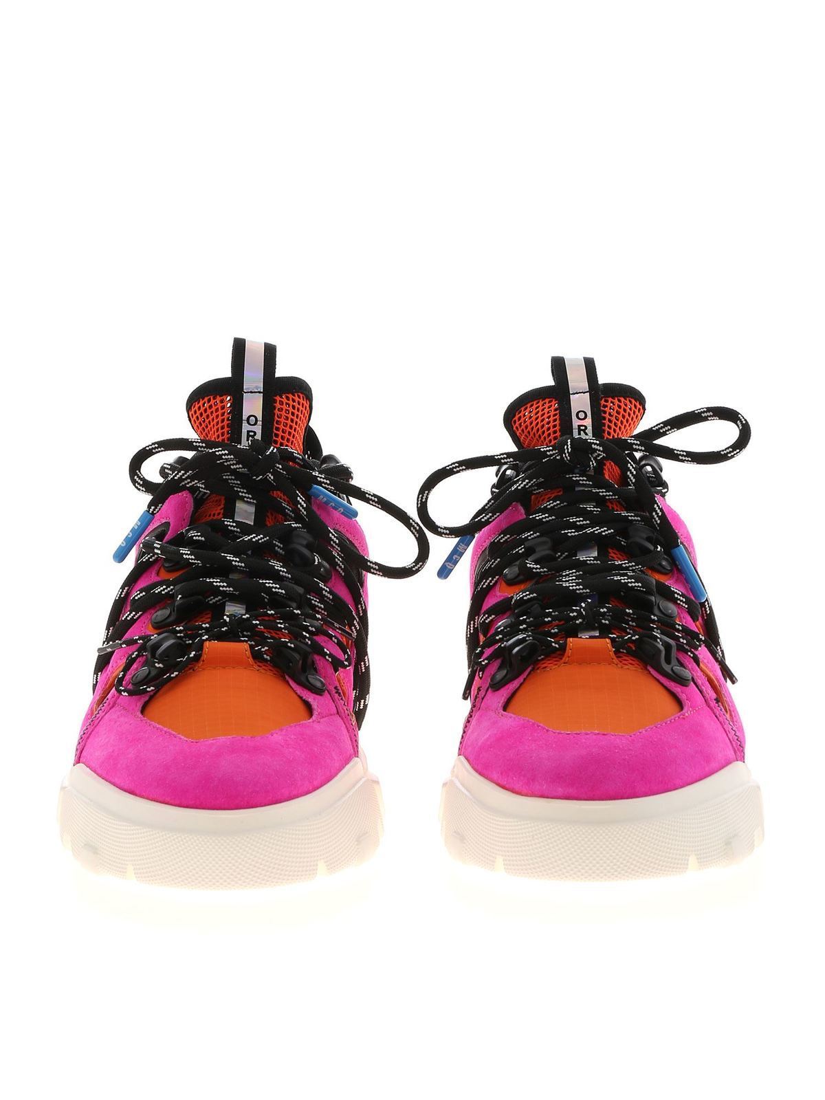 Trainers McQ Alexander - Orbyt Mid sneakers in fuchsia orange -