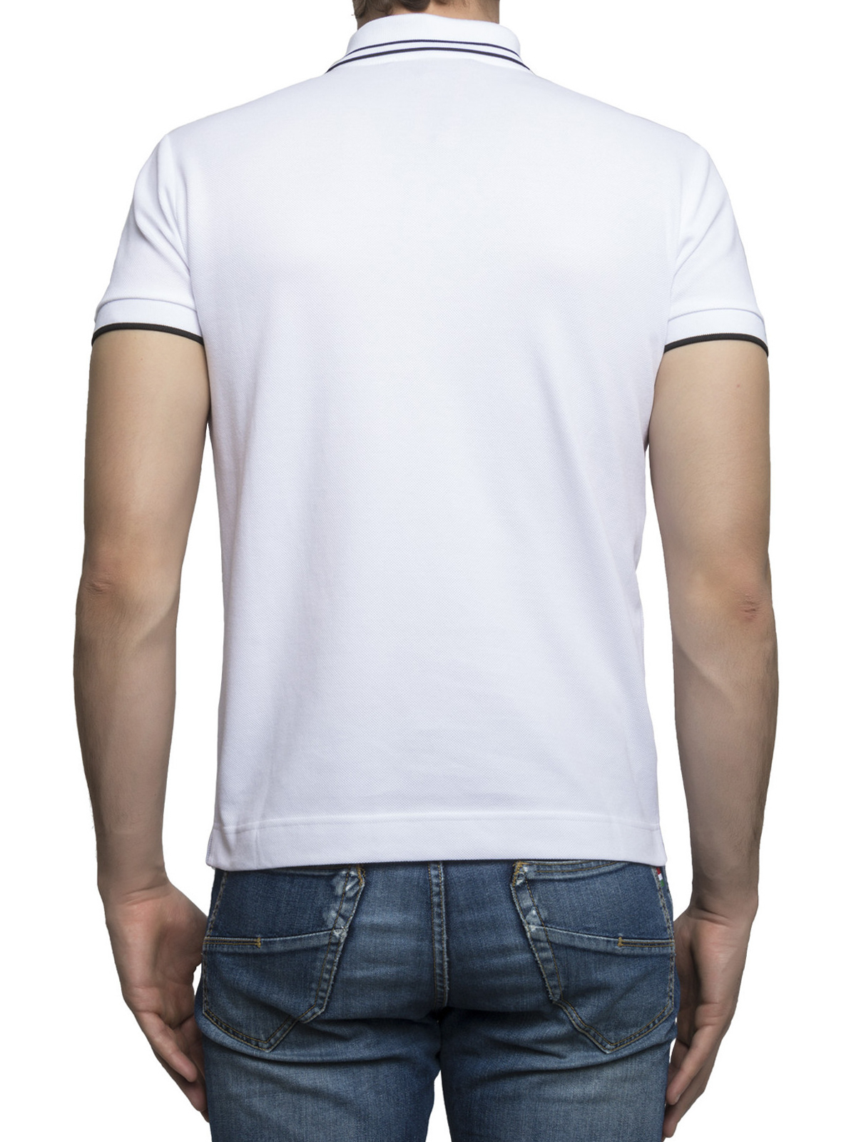 Mcq Swallow embroidery polo shirt White Men 277624RHT049000