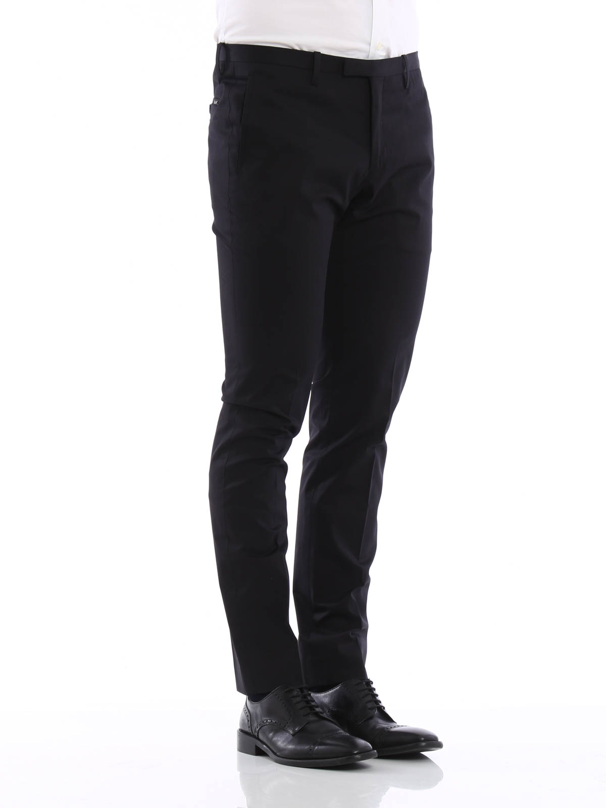 Pantalones casual Michael Kors - Pantalón Traje Negro Para - CS63C981TRBLACK