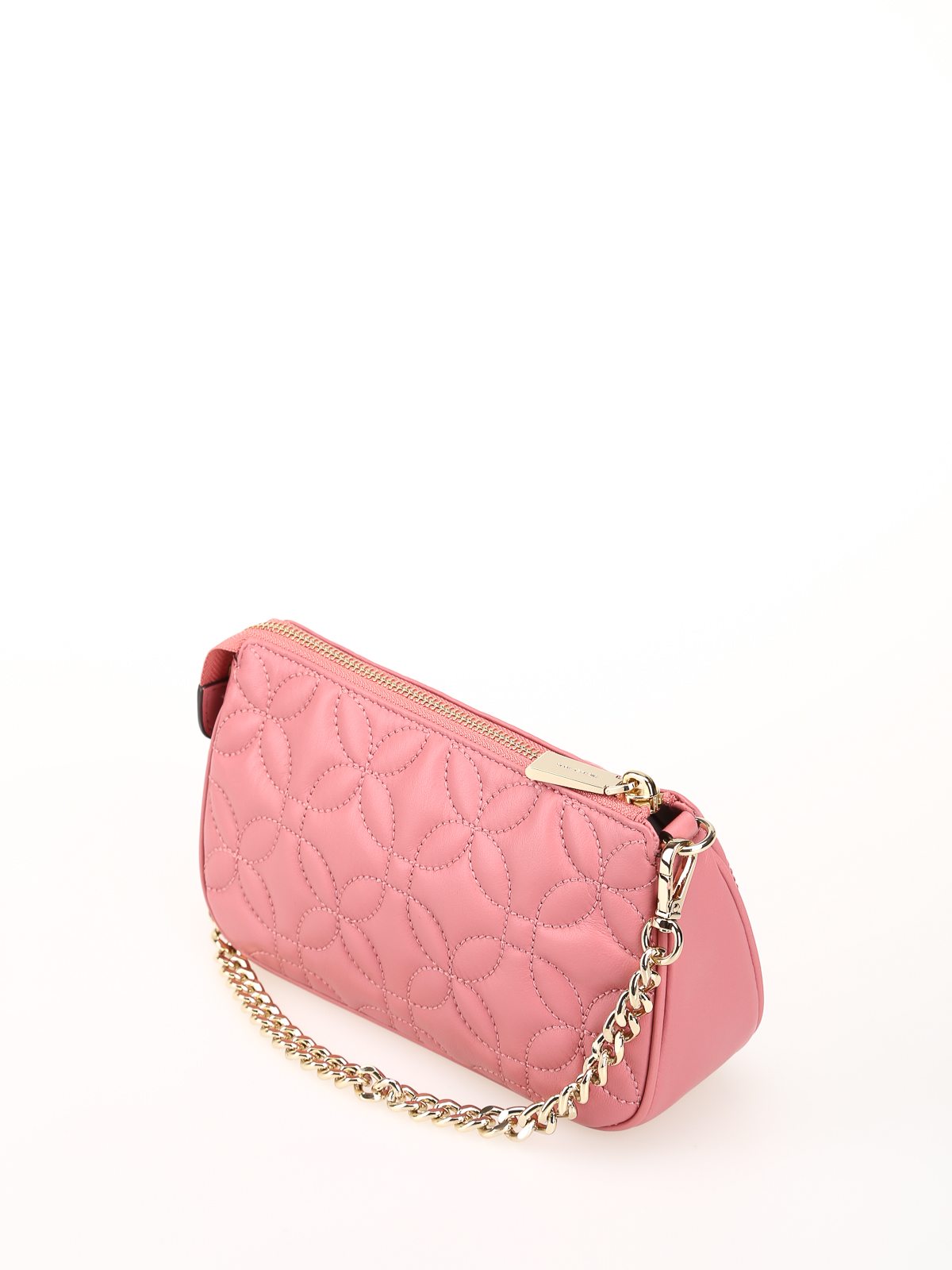 Clutches Michael Kors - MD Chain pink quilted leather clutch